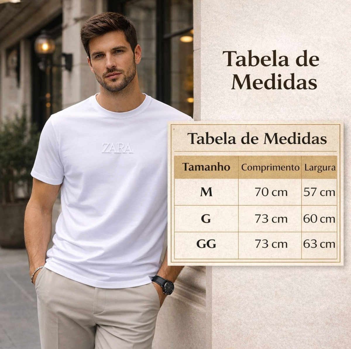 2 Camisetas Masculina Zara