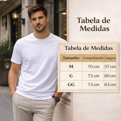 2 Camisetas Masculina Zara
